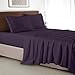 Elegant Comfort Luxury 4-Piece Bed Sheet Set 1500 Thread Count Egyptian Quality Wrinkle,Fade and Stain Resistant Deep Pocket, HypoAllergenic, Queen, Eggplant Purple