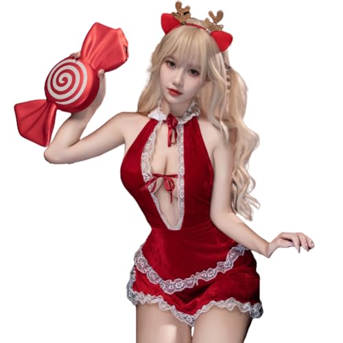 [Ymgot] サンタ コスプレ セクシー サンタランジェリー 過激 エッチ えろい クリスマス ベビドール 可愛い サンタクロース コスチュームのサムネイル