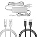 Paxcoo Power Supply AC Adapter Charger with 2 Pcs USB Charger Cable Compatible for Wii U Gamepad Controller