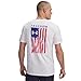 Under Armour Men's Freedom Flag Short Sleeve T Shirt, (100) White / / Royal, Large Tall