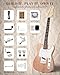 STRICH DIY Electric Guitar Kit, TL Style Mahogany Body & Maple Neck Guitar with SS Pickups, Easy to Assemble Kit with All Parts Included – Build Your Own Electric Guitar STL-D10