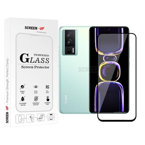 Image of ScreenUp Tempered Glass For Xiaomi Redmi K60 - Ultra Clear, 9H Scratch Resistant, Full Coverage, Easy Install Screen Protector