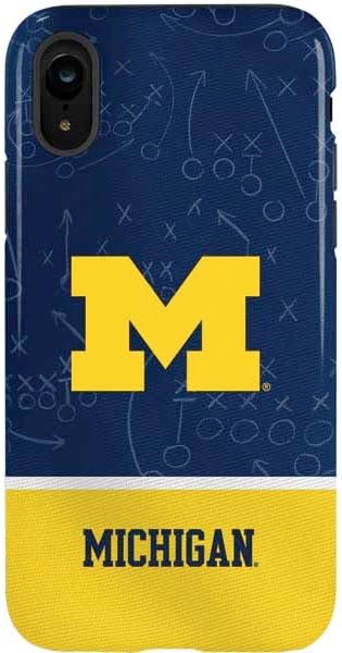 Skinit Pro Phone Case Compatible with iPhone XR - Officially Licensed University of Michigan Wolverines M Design