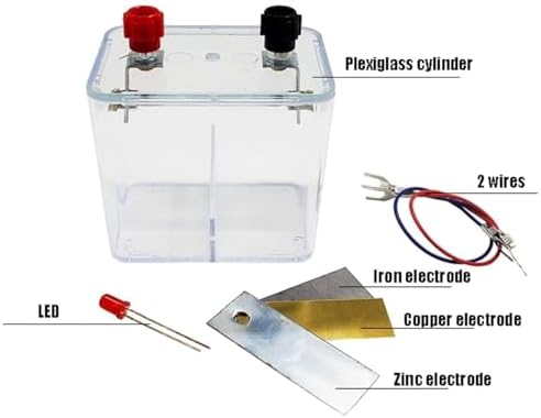 Chemical Energy can be Converted into Electrical Energy Primary Battery Experimenter Battery Simulation Device Chemical Experiment Equipment Teaching Equipment Copper Iron - 4