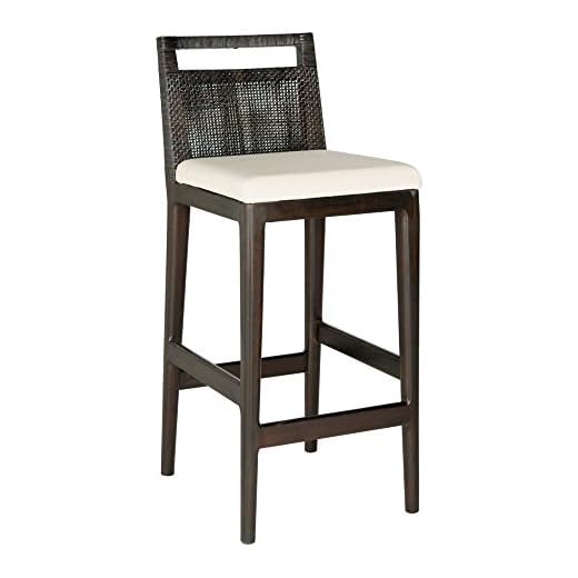 Safavieh Darin Barstool, Black/White