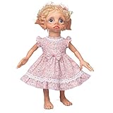 Pinky Lovely Fariy Elf Reborn Baby Doll Girl 17inch 45CM Real Life Newborn Baby Doll Toy