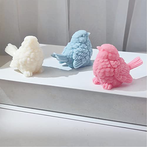 Molde de silicona para fondant con forma de pájaro miniatura 5
