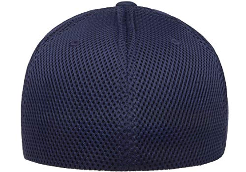 Flexfit 6533 Ultrafibre & Airmesh Fitted Cap, Navy - Small/Medium #TOP2