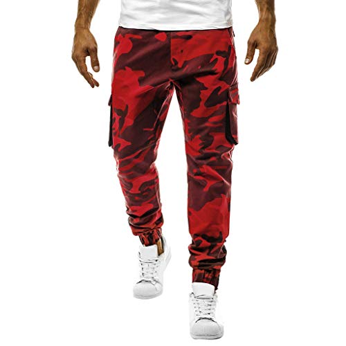 Pantalon boyfriend homme rouge taille 27 en jean décontracté