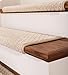 Oak Valley Designs™ Rounded Bullnose Carpet Stair Treads - Anti Slip Indoor Stair Mats for Wooden Stairs, Style: Bayside Charm, Crystal Canyon 31