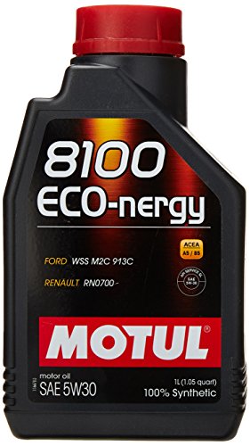 Motul (2782) 8100 Eco-Nergy 5W-30 Synthetic Engine Oil, 1 Liter