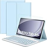 EasyAcc Tastatur Hülle Kompatibel mit Samsung Galaxy Tab А9+ 2023 11 Zoll mit Schutzfolie, [QWERTZ...