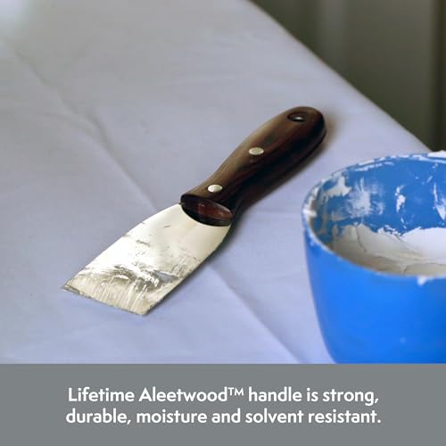 Axus Decor S-Fill (Grey Series) Stainless Steel Flexible Filling Knife, Filler - Putty Knife for Professional & DIY Projects - Anti Rust Blade and Ergonomic Aleetwood Handle - 1.5 Inch/ 38mm 5 Axus Decor S-Fill (Grey Series) Stainless Steel Flexible Filling Knife, Filler - Putty Knife for Professional & DIY Projects - Anti Rust Blade and Ergonomic Aleetwood Handle - 1.5 Inch/ 38mm - Image 5