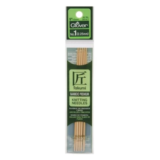 Clover 3014-1 Takumi 5-Inch Double Point, Size 1