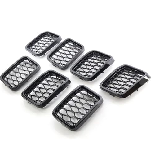 Calandre Grand Cherokee noir brillant galvanoplastie anti-UV