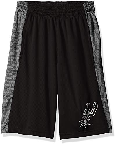 NBA San Antonio Spurs Boys Outerstuff "Shooter" Sublimated Mesh Short, Team Color, Youth Medium (10-12)