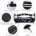 PYFK Running Belt with Water Bottles, Hydration Belt for Men and Women, Water Bottle Holder Running Pouch Water Belt, Fanny Pack Fits 7 inches Phones, Waist pack for Runner Jogging (Black Reflective)
