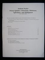 Student Packet Prison Epistles: Colossians, Philemon, Ephesians, and Philippians Course # BIB117 0761709975 Book Cover