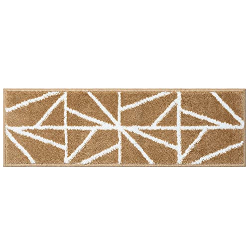 Glary Home 15er Set Stufenmatten 22cm x 71cm x 1.2cm Treppenteppich Selbstklebend / GH39A-WDBE...