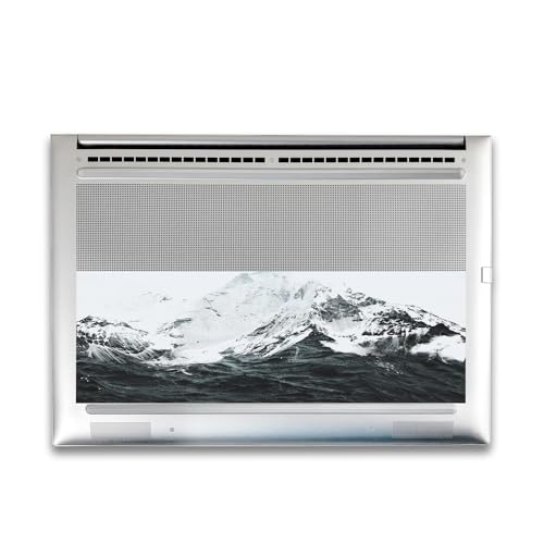 Image of Gaming Skin Compatible with HP Envy x360 16 inch (2023) - Mountain Waves - Premium 3M Vinyl Protective Wrap Decal Cover - Easy to Apply | Crafted in The USA by MightySkins