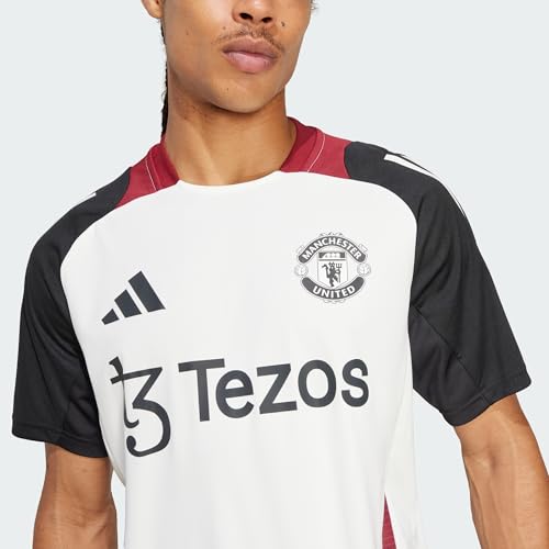 adidas Manchester United Tiro 24 - Camiseta de Entrenamiento para Hombre, Blanco y Negro, XXL