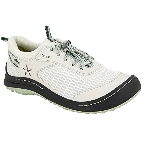 Jambu Sunset Eco Vegan Water Ready Off-White/Dark Ivy 7 B (M) #TOP1