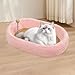Baoblaze Kitten Bed Cats Scratching Pad Exercise Play with Ball Toy Chasing Furniture Protector Cat Scratcher Pad Cat Scratching Board, Pink