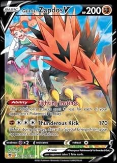 Pokemon - Galarian Zapdos V - TG19/TG30 - Astral Radiance - Trainer Gallery - Ultra Rare