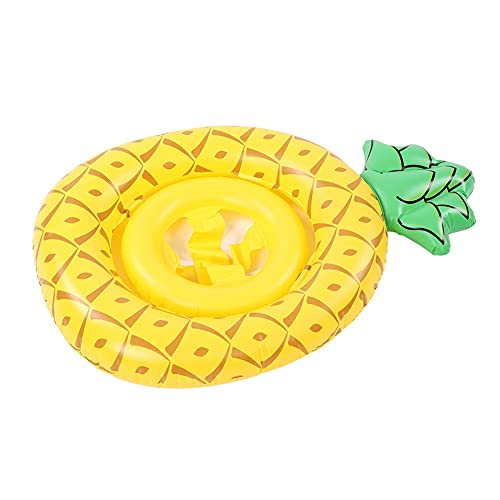 Bouée de bain pour bébé et flotteur gonflable ananas en PVC éco