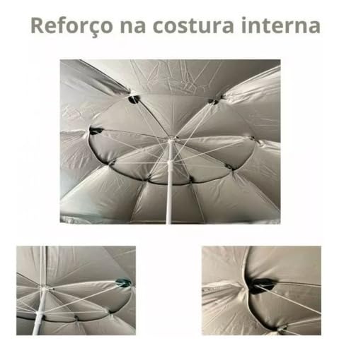Guarda Sol Gigante Piscina Pesca Praia Camping Verão 2,40m