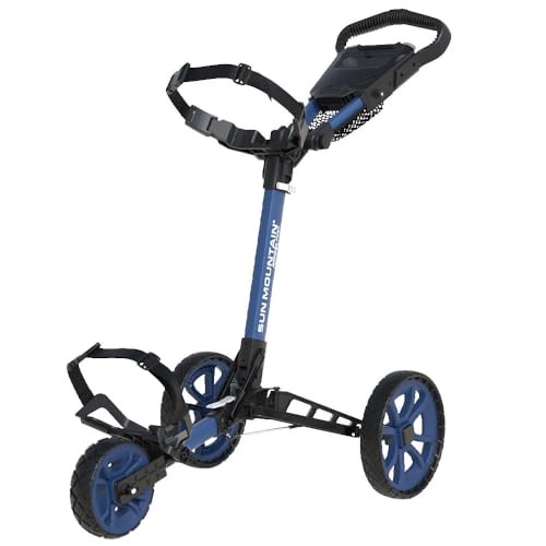 Sun Mountain Ridgeline 3 Golf Push Cart - Sport Blue