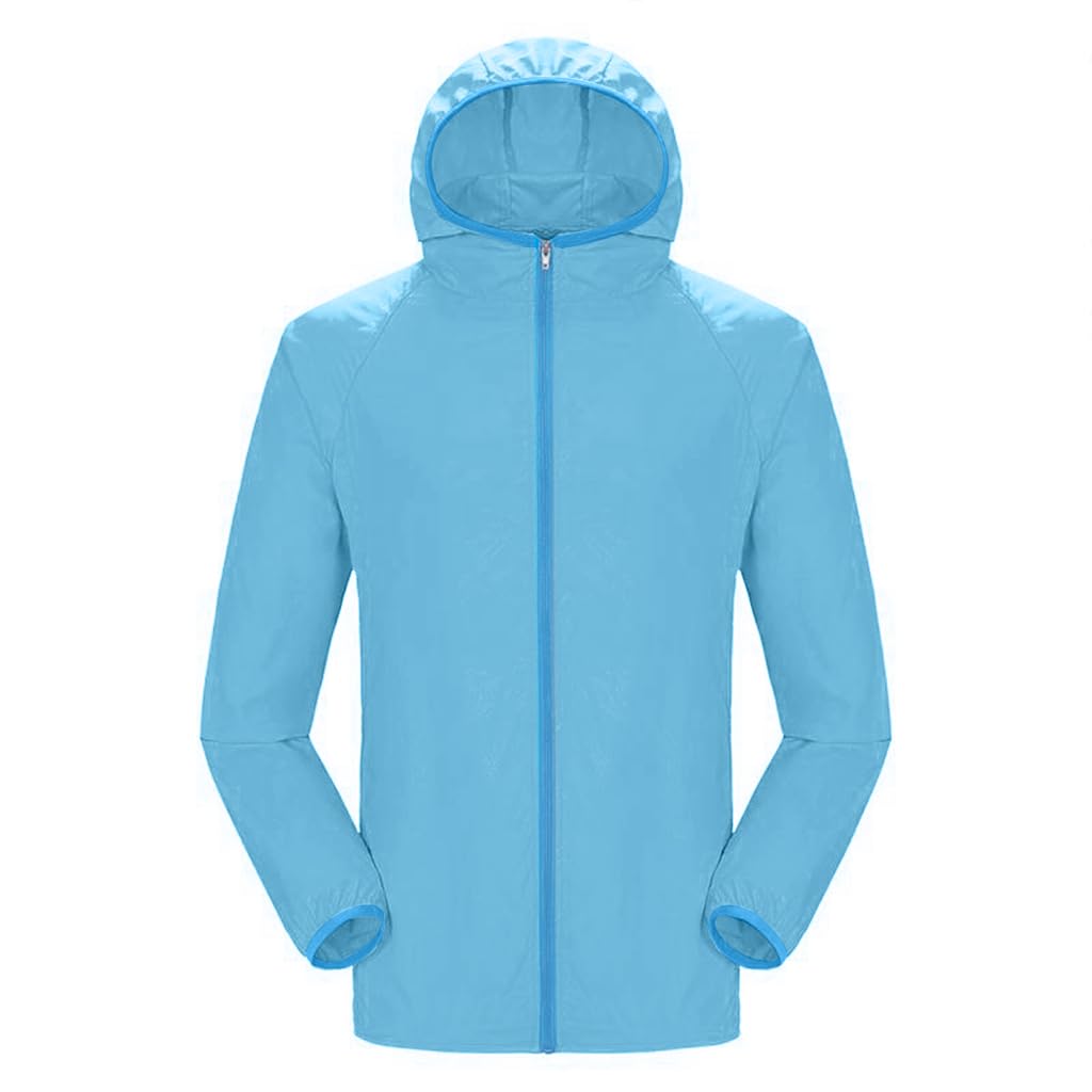 CAZSTYK Jackets for Women Sun Protections Hoodie Breathable Cycling Jackets Packable Bicycles Raincoat Sport Cycling for Women and