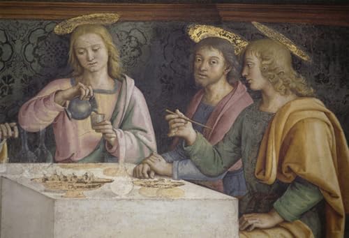 Lienzo de La Última Cena de Perugino 60x90cm para transformar paredes vacías de tu despacho