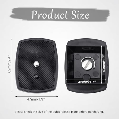 image for BlingKingdom Camera Quick Release Plate, Tripod Quick Release Plate, Q