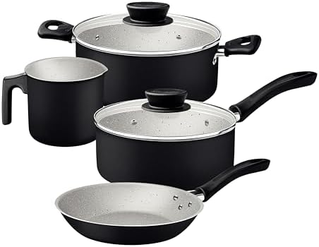 Jogo de Panelas Tramontina Linz em Aluminio com Revestimento Inte...