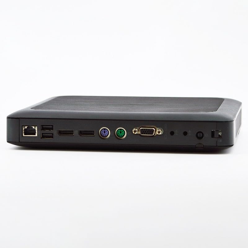 HP SIMPLETEK COMPUTER DESKTOP THIN CLIENT MINI PC T620 AMD RADEON WINDOWS 7 EMBEDDED PC FISSO CONSOLE GESTIONE SERVER GESTIONALE (Ricondizionato) (Con Antenna WiFi USB, 8GB RAM SSD 240GB)