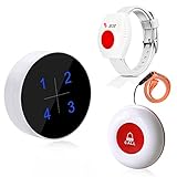 CallToU Wireless Caregiver Pager Call Button 500ft Nurse Alert System for Elderly Monitoring Alert B