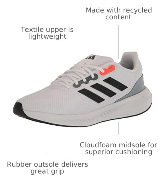 Image of adidas Mens Runfalcon 3.0 Running Sneakers Shoes - Blue