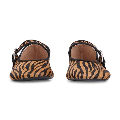 Flats for Women Round Toe Slip On Mary Jane Flats Adjustable Strap Retro Ballet Flats Comfortable Closed Toe Ballet Flats Shoes for Women Classic Soft Dressy Ballet Dance Shoes3