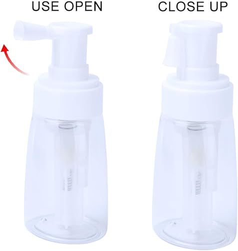 Miniatura 7 de Aerosol de botella de polvo para barbero – para aplicar talco y polvo – Botella de polvo vacía inflada soplador de cosméticos de viaje, aplicador de