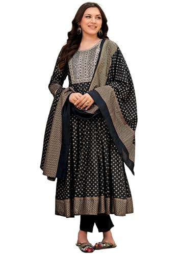 Combinaison de travail indienne rayonne lourde impression feuille 15408