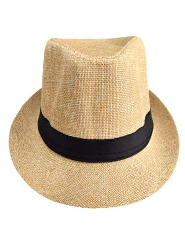 Image of BookMyCostume Golden Western Cowboy & Ballroom Style Hat| Fancy Dress Accessory for Dance, Stage Shows & Theme Parties For Adults