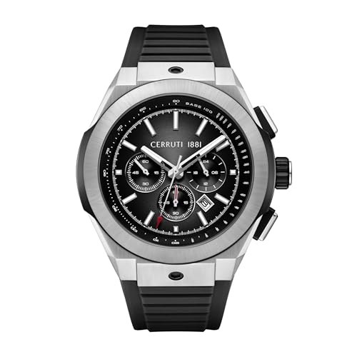 Cerruti 1881 Chronographe Ruscello Declination montre luxe en acier