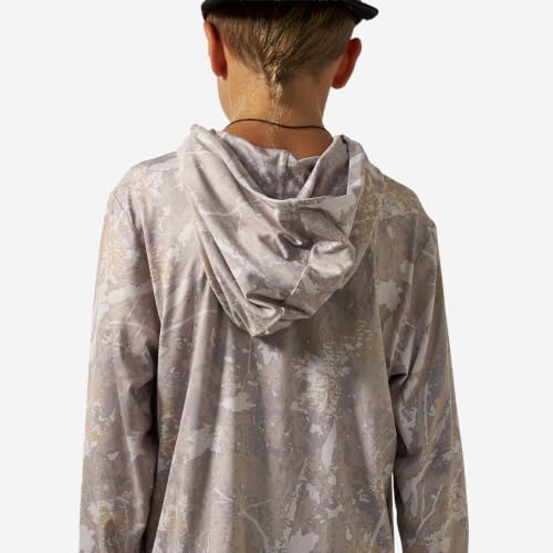 Burlebo Youth Performance Hoodie - Drifter Camo - 3