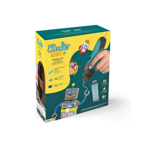 3DOODLER Start+ Essentials (2022) 3D Pen Kids, Easy to Use, Learn from Home Art Activity Set, Educational STEM Toy for Boys & Girls Ages 6+
