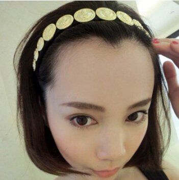 Fashion Baroque Style Coin Beautiful Head Wear Hair Band Headdress/headpiece