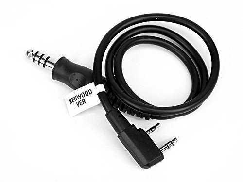 DLP Tactical Plug Compatible withU93 / U174 Military Aviation Plug and Civilian Radio (Compatible to Kenwood/Baofeng)