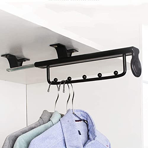 Cintre coulissant pour garde-robe extensible pour optimiser les petits placards - 3