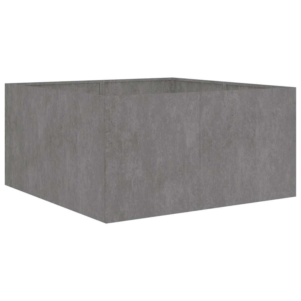 Macetero 80 x 80 x 40 cm acero corten