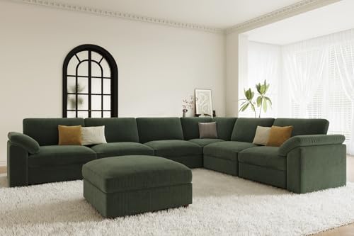 Luxury Velvet Sectional Sofa Large
